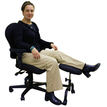 ErgoUP Elevating Leg Rest for Office Seat